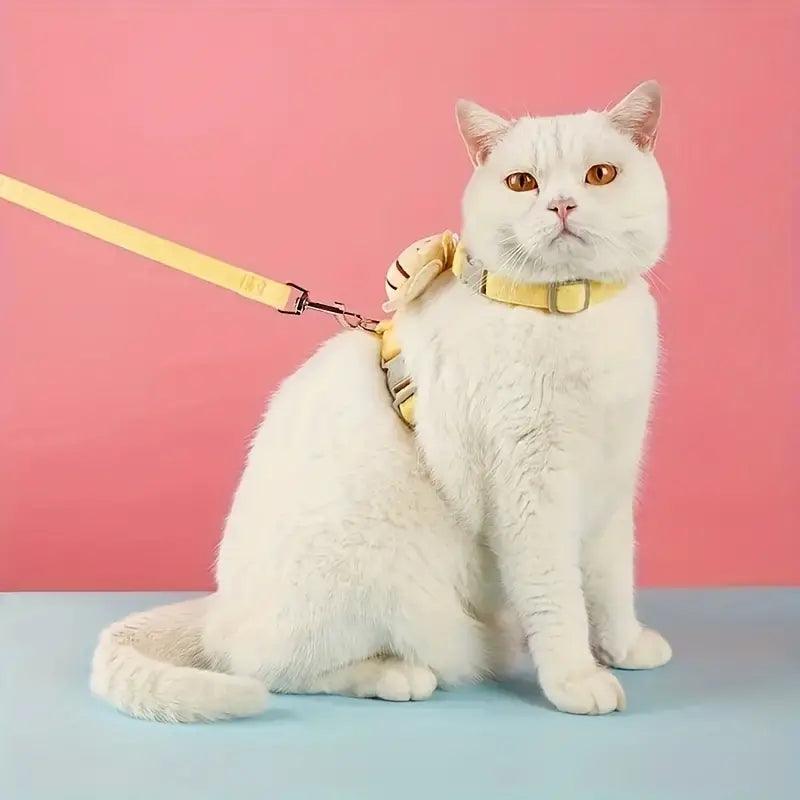 AscentPets Bee Cat Harness + Leash Combo - Ascent Pets