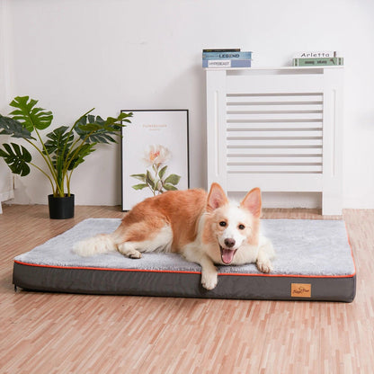 AscentPets Orthopedic Memory Foam Waterproof Dog Bed for Large Dogs (with Removable Cover) - Ascent Pets