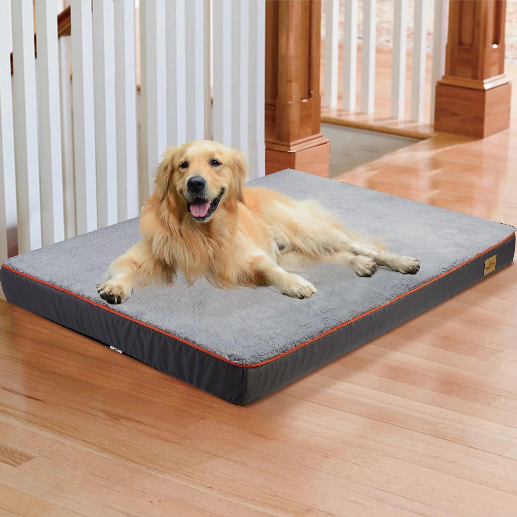 AscentPets Orthopedic Memory Foam Waterproof Dog Bed for Large Dogs (with Removable Cover) - Ascent Pets