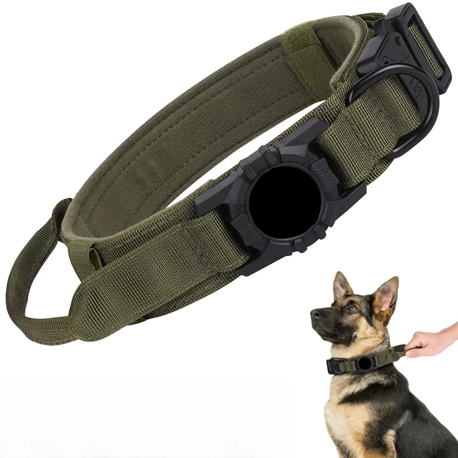 AscentPets Tactical AirTag Dog Collar + Leash Combo - Ascent Pets