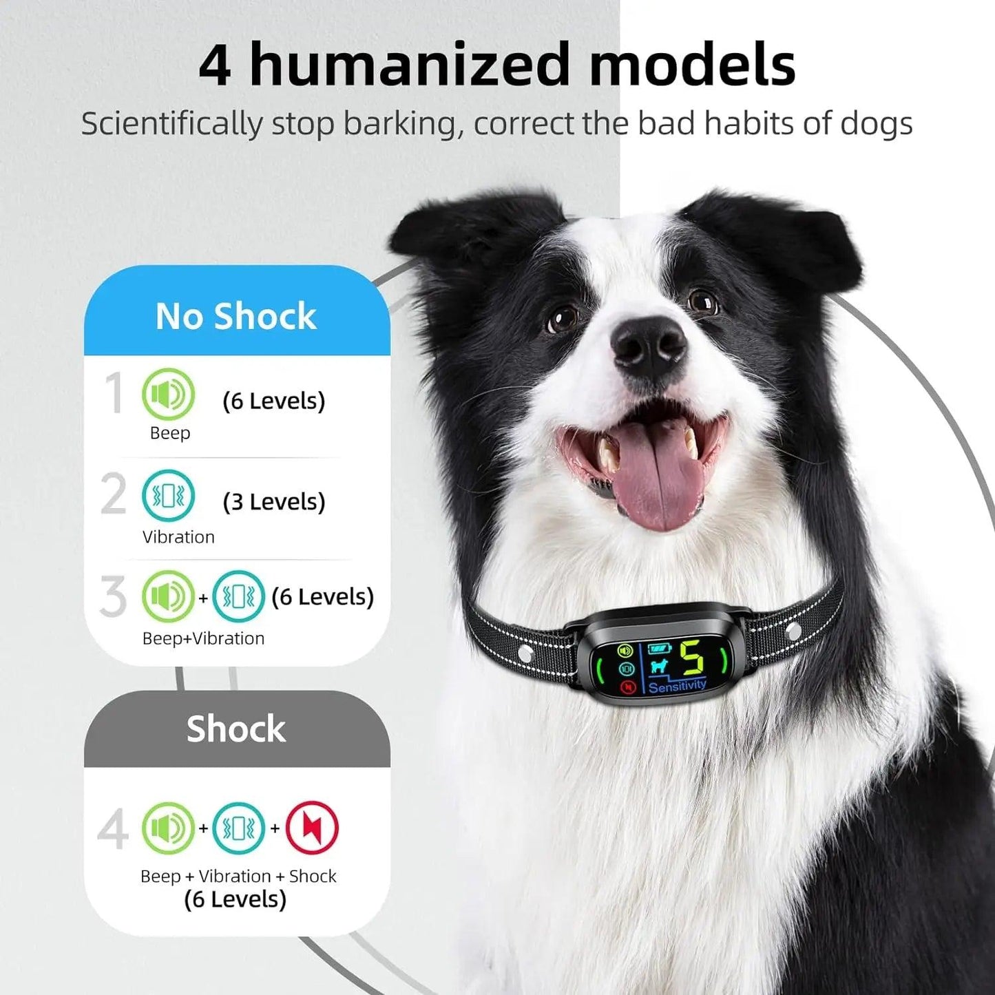 AscentPets Smart Rechargeable Anti Barking Dog Collar - Ascent Pets