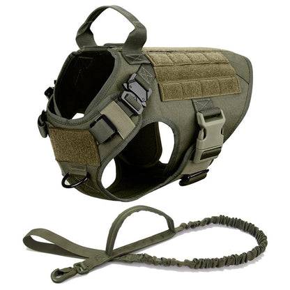 AscentPets No Pull Tactical Dog Harness + Leash Set - Ascent Pets