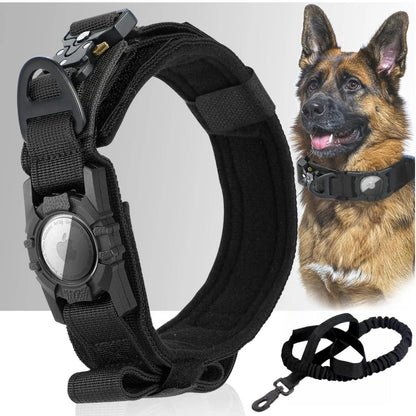 AscentPets Tactical AirTag Dog Collar + Leash Combo - Ascent Pets