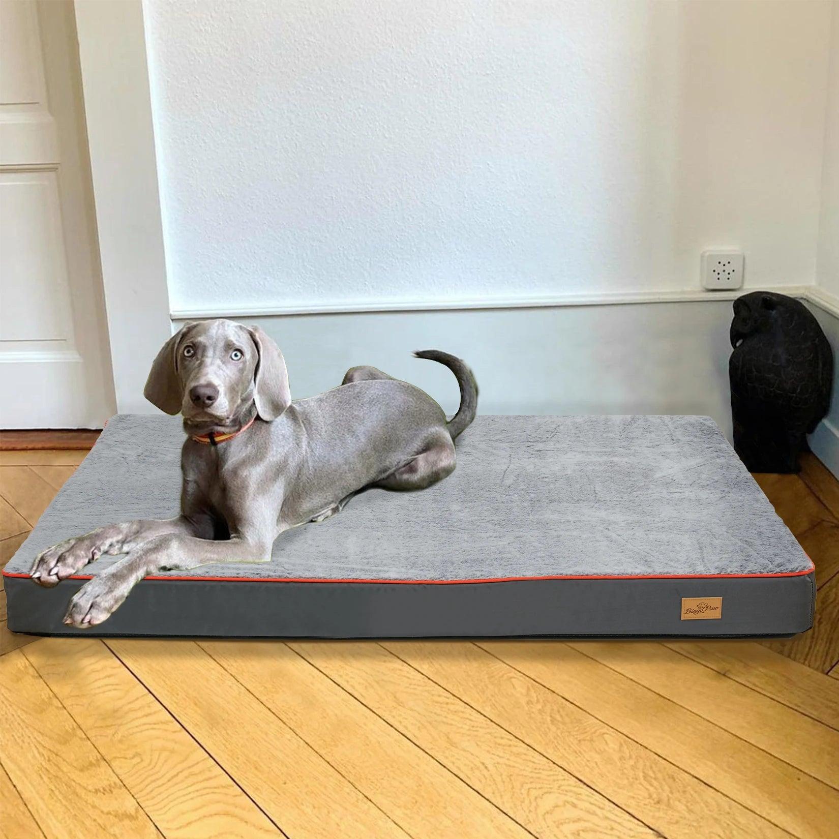 AscentPets Orthopedic Memory Foam Waterproof Dog Bed for Large Dogs (with Removable Cover) - Ascent Pets