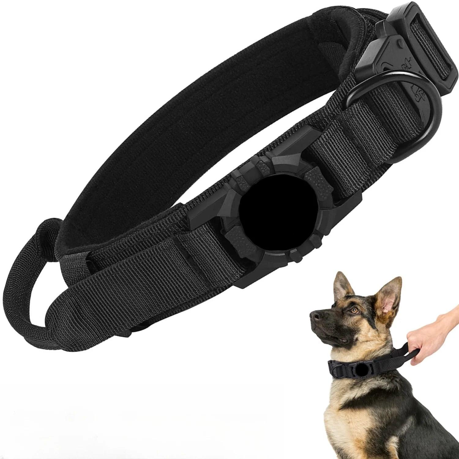 AscentPets Tactical AirTag Dog Collar + Leash Combo - Ascent Pets