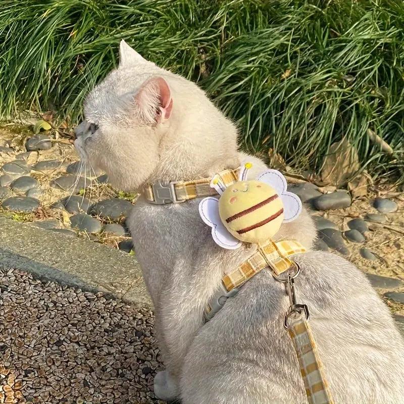 AscentPets Bee Cat Harness + Leash Combo - Ascent Pets